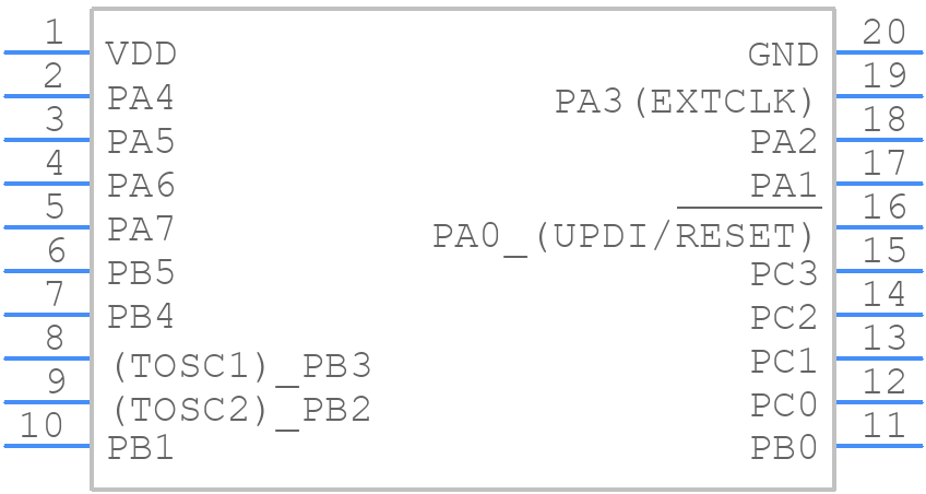 ATTINY426-XUR - Microchip - PCB symbol