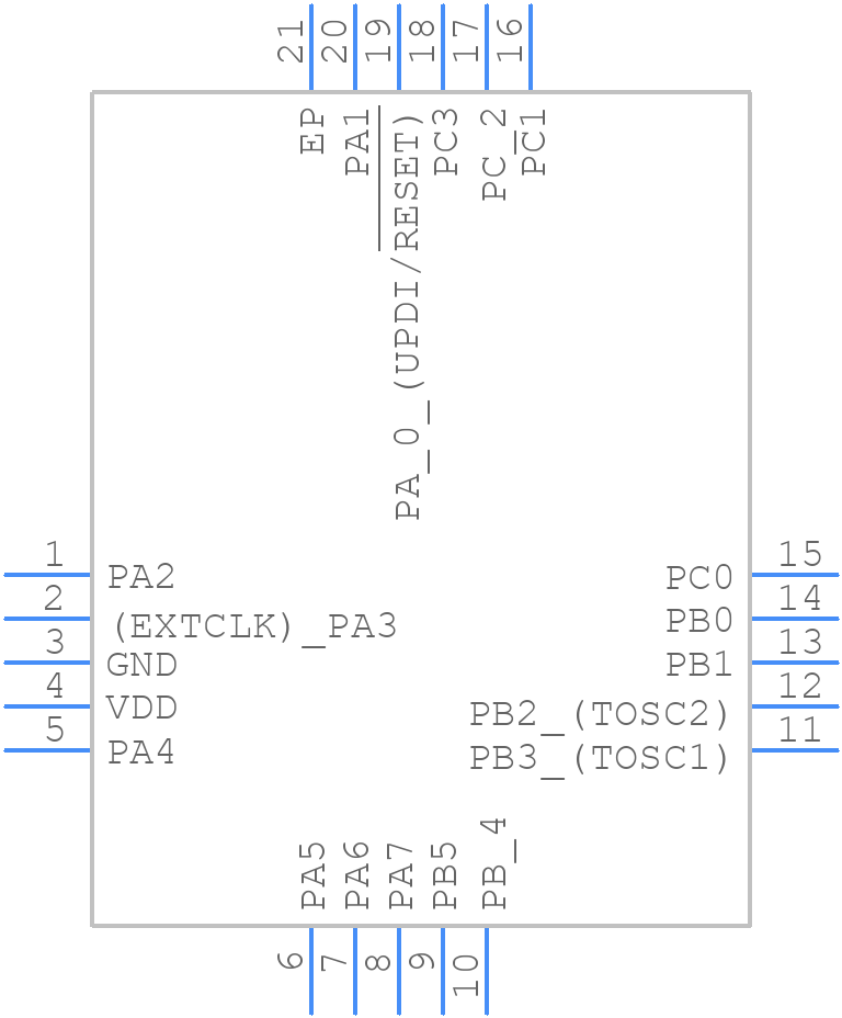 ATTINY426-MFR - Microchip - PCB symbol