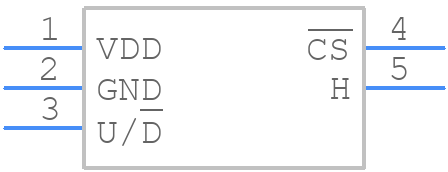 CAT5118TBI10GT3 - onsemi - PCB symbol