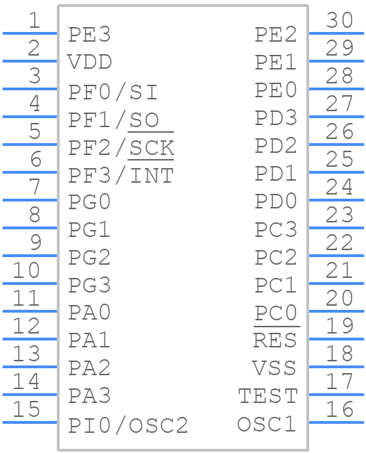 LC651431N - Sanyo - PCB symbol