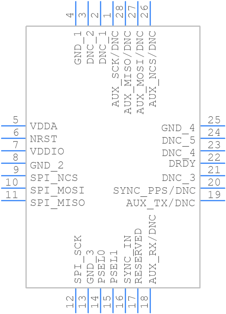 MTi-1-T - Xsens - PCB symbol