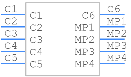 217176-0001 - Molex - PCB symbol