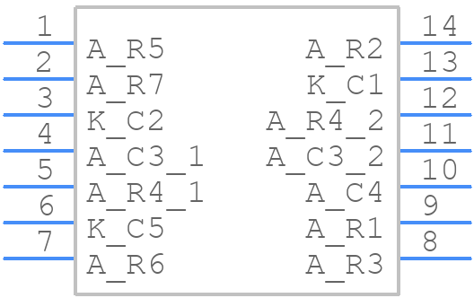 MUR100C - SunLED - PCB symbol