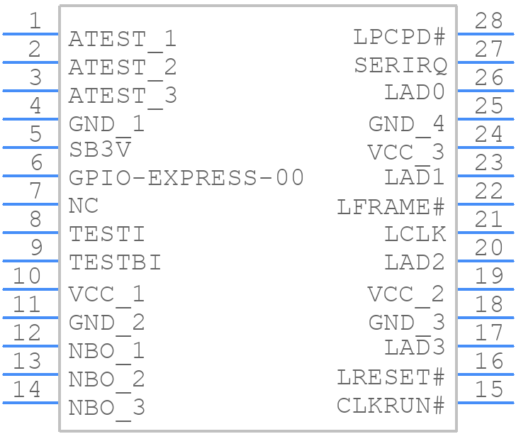 AT97SC3204-U2A16-00 - Microchip - PCB symbol