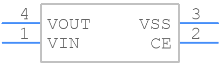 XC8111AA010R-G - Torex - PCB symbol