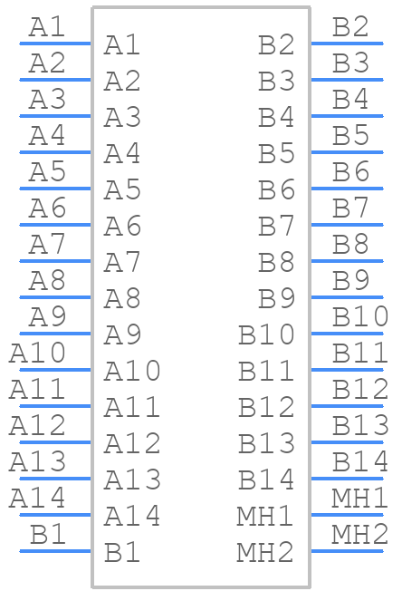 43915-1405 - Molex - PCB symbol