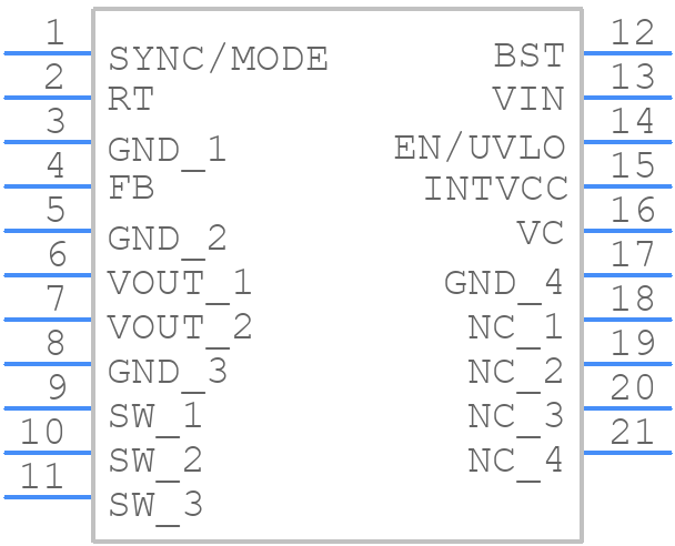 LT8337EV-1#PBF - Analog Devices - PCB symbol