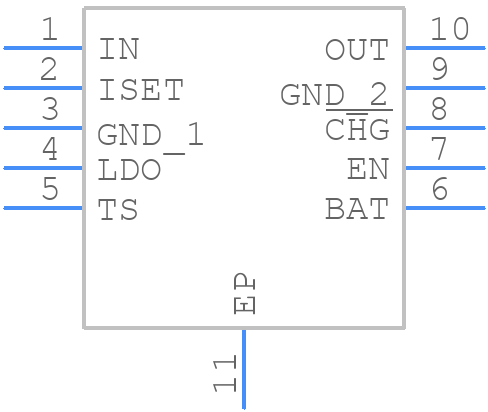 BQ25071QWDQCTQ1 - Texas Instruments - PCB symbol