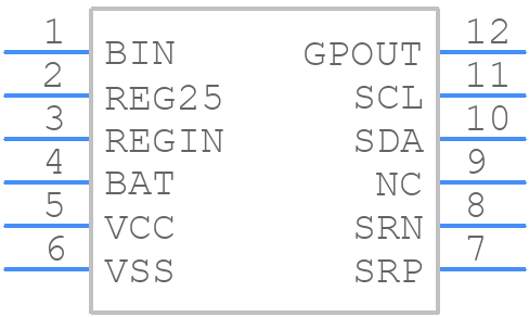 BQ27410DRZT-G1 - Texas Instruments - PCB symbol