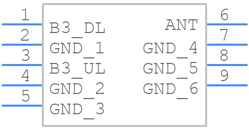 QPQ1297TR7 - Qorvo - PCB symbol