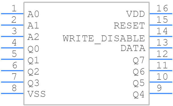 CD4724BF3A - Texas Instruments - PCB symbol