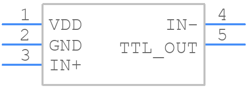 DSLVDS1002DBVR - Texas Instruments - PCB symbol