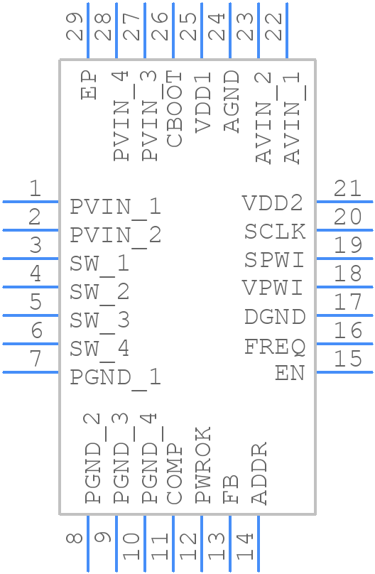 LM10500SQ-1.0/NOPB - Texas Instruments - PCB symbol