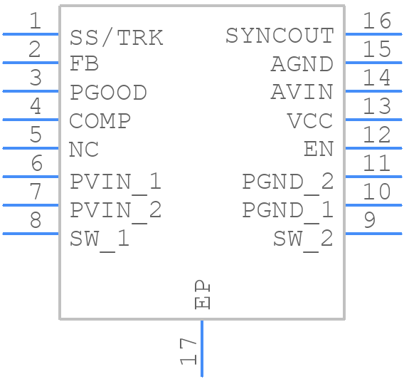 LM20154QMHE/NOPB - Texas Instruments - PCB symbol
