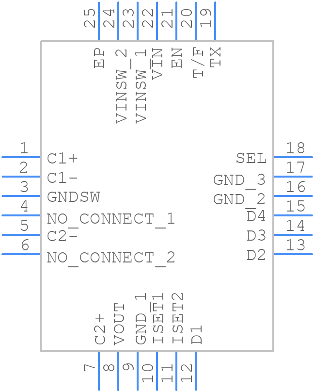 LM2754SQ/NOPB - Texas Instruments - PCB symbol