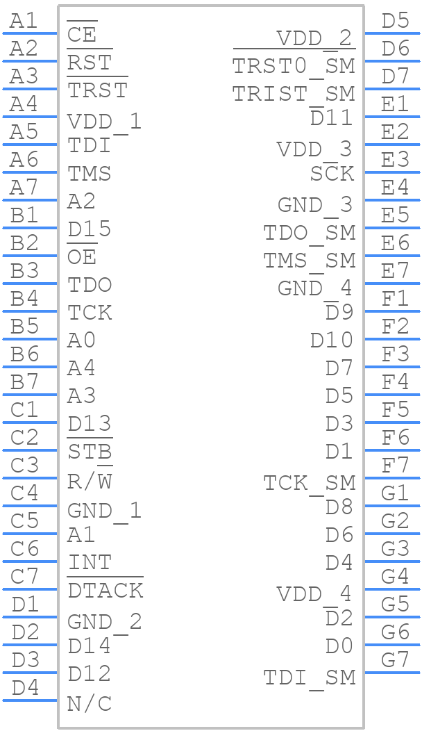 SCANSTA101SMX/NOPB - Texas Instruments - PCB symbol