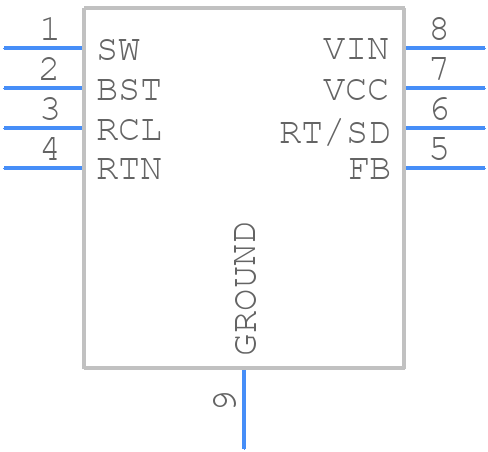 SM72485SDX/NOPB - Texas Instruments - PCB symbol