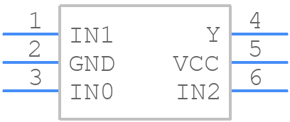 SN74AUP1G57DRLR-P - Texas Instruments - PCB symbol