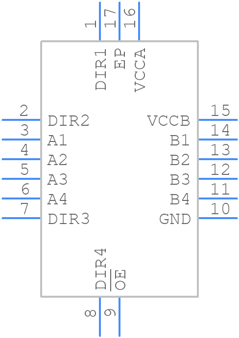 CAXC4T774QBQBRQ1 - Texas Instruments - PCB symbol