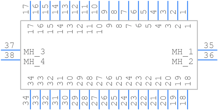 M80-8283422 - Harwin - PCB symbol
