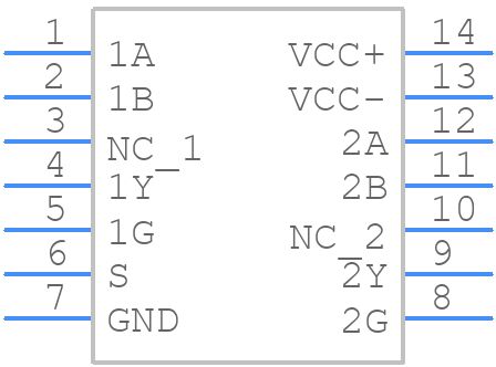SN75207BD - Texas Instruments - PCB symbol