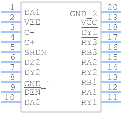 SN75LBC776DBR - Texas Instruments - PCB symbol