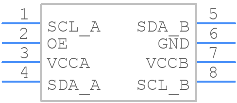 TCA9416DDFR - Texas Instruments - PCB symbol
