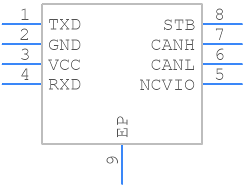TCAN1044ADRBRQ1 - Texas Instruments - PCB symbol