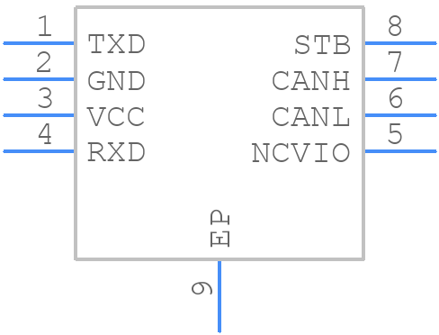 TCAN1044AVDRBRQ1 - Texas Instruments - PCB symbol