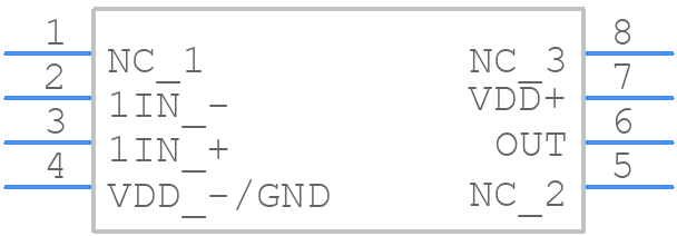 TLC4501AIDR - Texas Instruments - PCB symbol
