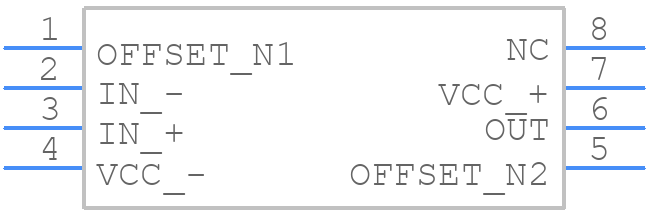 TLE2161AIDR - Texas Instruments - PCB symbol