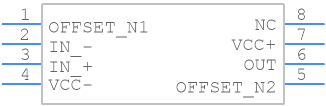 TLE2161MJGB - Texas Instruments - PCB symbol