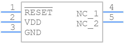 TLV840NADL33DBVR - Texas Instruments - PCB symbol