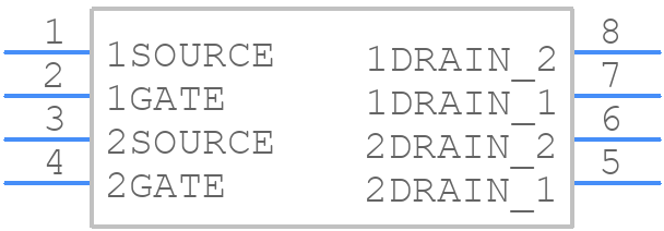 TPS1120DR - Texas Instruments - PCB symbol