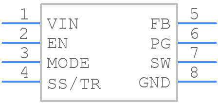 TPS628512DRLR - Texas Instruments - PCB symbol