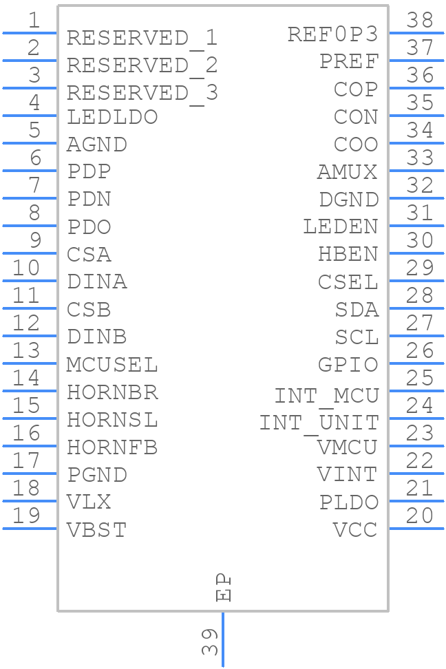 TPS8802DCPR - Texas Instruments - PCB symbol