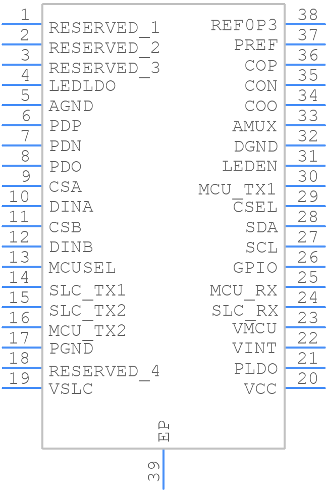 TPS8804DCPR - Texas Instruments - PCB symbol