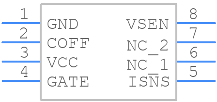 TPS92074D - Texas Instruments - PCB symbol