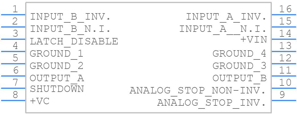 UC1707J883B - Texas Instruments - PCB symbol