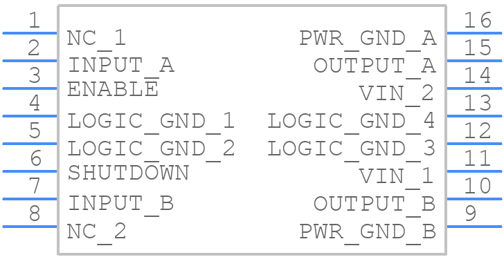 5962-0051401VEA - Texas Instruments - PCB symbol