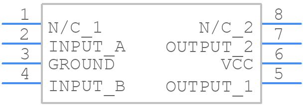 UC1709J883B - Texas Instruments - PCB symbol