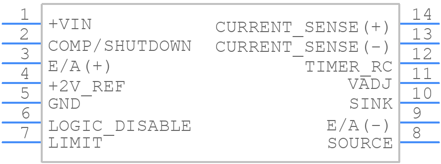 5962-9326501VCA - Texas Instruments - PCB symbol