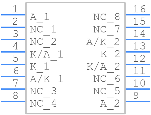 UC3610DW - Texas Instruments - PCB symbol