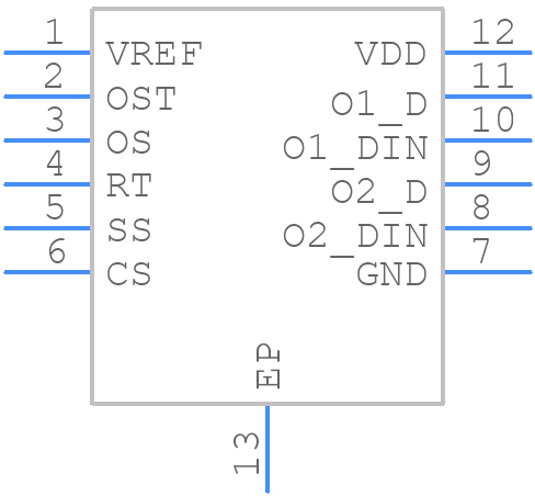UCC28231DRNR - Texas Instruments - PCB symbol