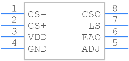 UCC39002P - Texas Instruments - PCB symbol