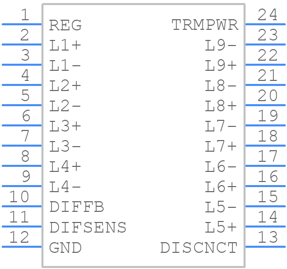 UCC5640PW24TR - Texas Instruments - PCB symbol