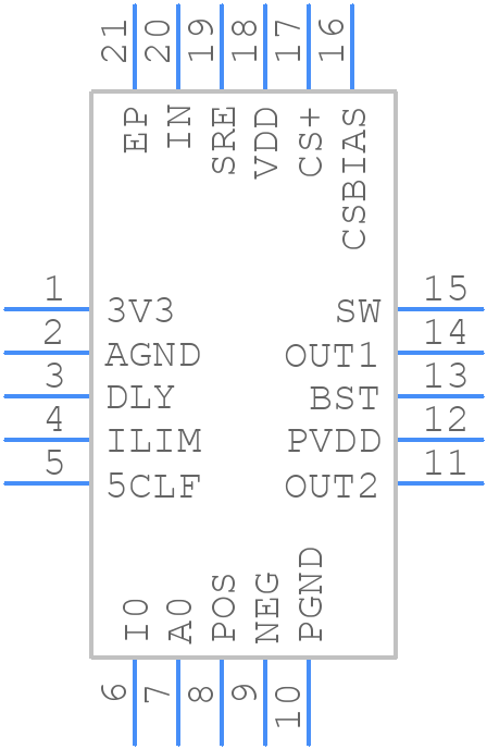 UCD7230RGWT - Texas Instruments - PCB symbol