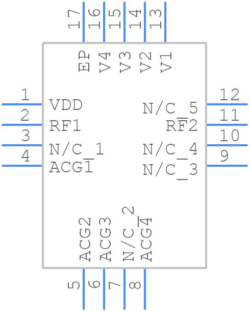 HMC540SLP3ETR - Analog Devices - PCB symbol