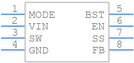 MP2348 - Monolithic Power Systems (MPS) - PCB symbol