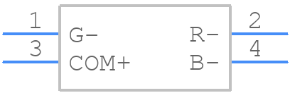 IN-S66TCTRGBE - Inolux - PCB symbol